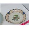 Image 2 : BLUE VASE, PICKLE DISH, HAND PAINTED NORITAKE DISH, WEDGEWOOD PLATE, DECORATOR PLATE