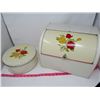 Image 1 : 2 PCS BREAD BOX, COOKIE TIN