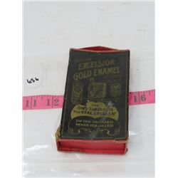 GENUINE EXCELS GOLD ENAMEL IN ORIG BOX