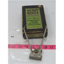 HENRY BOKER REMSCHEID CLIPPERS IN ORG BOX