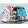 Image 1 : BOX OF KNITTING, CROCHET PATTERNS, DOLL COLLECTION, VHS/DVDS, MUSIC BOOKS