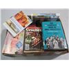 Image 2 : BOX OF KNITTING, CROCHET PATTERNS, DOLL COLLECTION, VHS/DVDS, MUSIC BOOKS