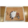 Image 2 : PHOTO ALBUM W/INDIAN CHIEF, BEADED NECKLACE, TEE-PEE