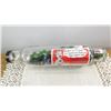 Image 1 : GLASS ROLLING PIN W/ ORIGINAL LABEL, MARBLES