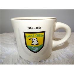 LOT OF 20 VINTAGE 35TH ANN. EAGLE CREEK SCOUT COFFEE MUG, SK CANADA SCOUTING COLLECTIBLES