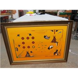 FIRST NATIONS PAINTING (WILLIAMS) ORIGINAL, MANITOBA ARTIST