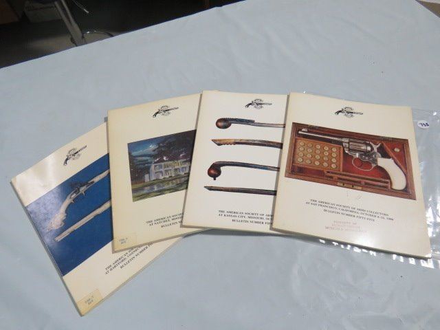 GUN MAGAZINES, AMERICAN SOCIETY OF ARMS COLLECTORS (4)