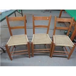 3 VINTAGE CHAIRS