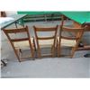 Image 2 : 3 VINTAGE CHAIRS