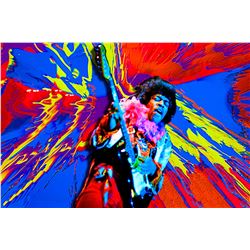 Jimi Hendrix Psychadelic Limited Edition Print