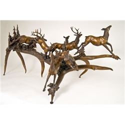 Alberta – Bronze Elk Herd Sculpture