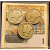 Image 1 : 1931 P VF, 31 D VG, & 31 D VF Scarcer Date Mercury Dimes.