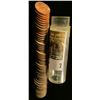 Image 1 : 1920-65 Partial Set of Canada Cents in a plastic tube. Most of the coins including the 1925 grade EF