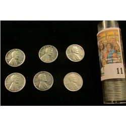 1943 S Gem BU Roll of World War II Steel Cents, many of the pieces grade MS 64 or beyond.