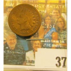 1864 L Indian Head Cent, Good.