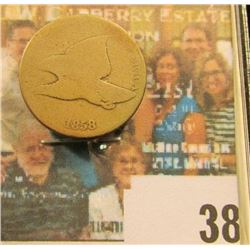 1858 U.S. Flying Eagle Cent, AG.