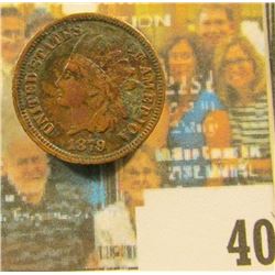 1879 Indian Head Cent, Dark VF.