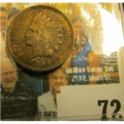 1903 Indian Head Cent, Brown Uncirculated.