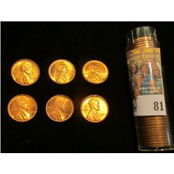 1947 P Solid-date Roll of Lincoln Cents, Gem BU.