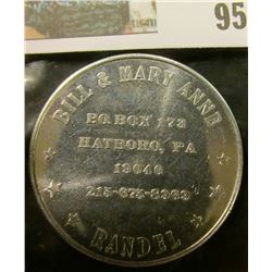 "Bill & Mary Anne/P.O. Box 173/Hatboro, Pa./19040/215-675-5969/R& el", "Collector's Den/Dealers/of/Q