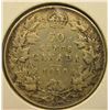 Image 1 : 1919 Canada Silver Half Dollar, F-VF.