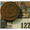 Image 2 : 1899 U.S. Indian Head Cent, EF-AU.