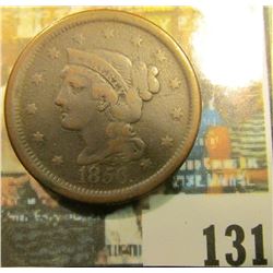 1856 U.S. Braided Hair Large Cent, VG.
