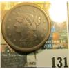 Image 1 : 1856 U.S. Braided Hair Large Cent, VG.
