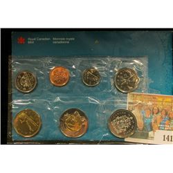 1999 Royal Canadian Mint Set, Seven-piece. Original as issued.
