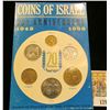 Image 1 : Coins of Israel Issued by the Bank of Israel 20th Anniversary Specimen Set 1948 1968. Six-pieces.