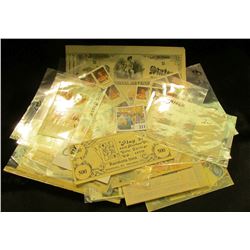 Series of 1874 "United States Stamp For Special Tax Internal Revenue" hole cancelled, autographed by