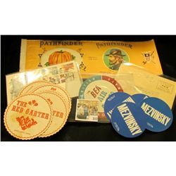 Unused mint condition label "Pathfinder Br& Pumpkin, May Bros., Co. Fremont, Nebraska (depicts Gener
