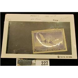 1950 Federal Migratory Waterfowl Stamp, RW 17, no gum, Mint, unused.