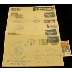 1962 Cover "Dedication Atomic Reactor Center School Post Office Atomic Reactor Chamber of Commerce S