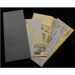 "New Home Sewing Machine Co." advertising card; 1896 Check drawn on the Treasurer Town of Cripple Cr