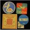 Image 4 : "Colonial Airlines" coaster; "Mezvinsky" Sticker; "Route of the Stratoliners TWA The Transcontinetal