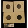 Image 13 : 1867, 1872, 1875, & 1899 Denmark One Skilling Coins, all Fine to EF; 1967 "R& McNally" Road Atlas (u