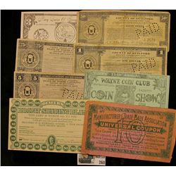 Pair of early Depression era Profit Sharing Plan Punch Cards; Guilford County,  Issuer:  County of G