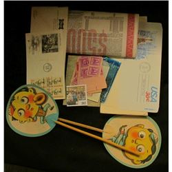 1972 "City of Tama Industrial Development Revenue $5000 Bond" with a couple of attached tickets; Ecu