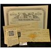 Image 1 : 1920 Constantinople, Greece Check against Letter of Credit for $100, complete with Stamp; 1901 Check