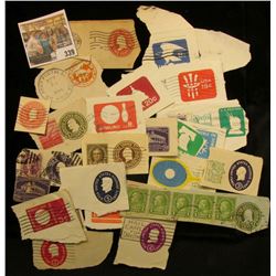 (30) Embosed Stamped Envelopes Misc. Varieties Used.