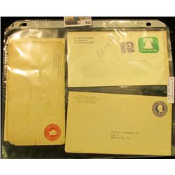 (6) Uncanciled Embosed Envelopes.