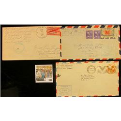 (3) Envelopes WWII Censored Mail.