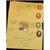 Image 3 : (8) Different Embosed Used Envelopes.