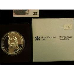 1988 Royal Canadian Mint Proof-like Silver Dollar.