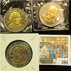 "American Eagle Bicentennial", "Paul Revere", & "Franklin Delano Roosevelt" Double Eagle Gold overla