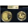 Image 2 : 1993 S Bill of Rights Two-Coin Proof Set in original case of issue. Contains the Silver Dollar & Hal