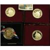 Image 1 : (3) 1732-1982 S Proof 90% Silver George Washington Commemorative Half Dollars in original boxes of i