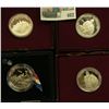 Image 2 : (3) 1732-1982 S Proof 90% Silver George Washington Commemorative Half Dollars in original boxes of i