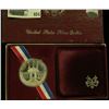 Image 1 : 1984 S Olympics Proof Commemorative Silver Dollar in original box of issue.